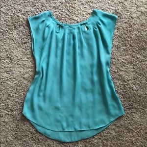 Teal blouse